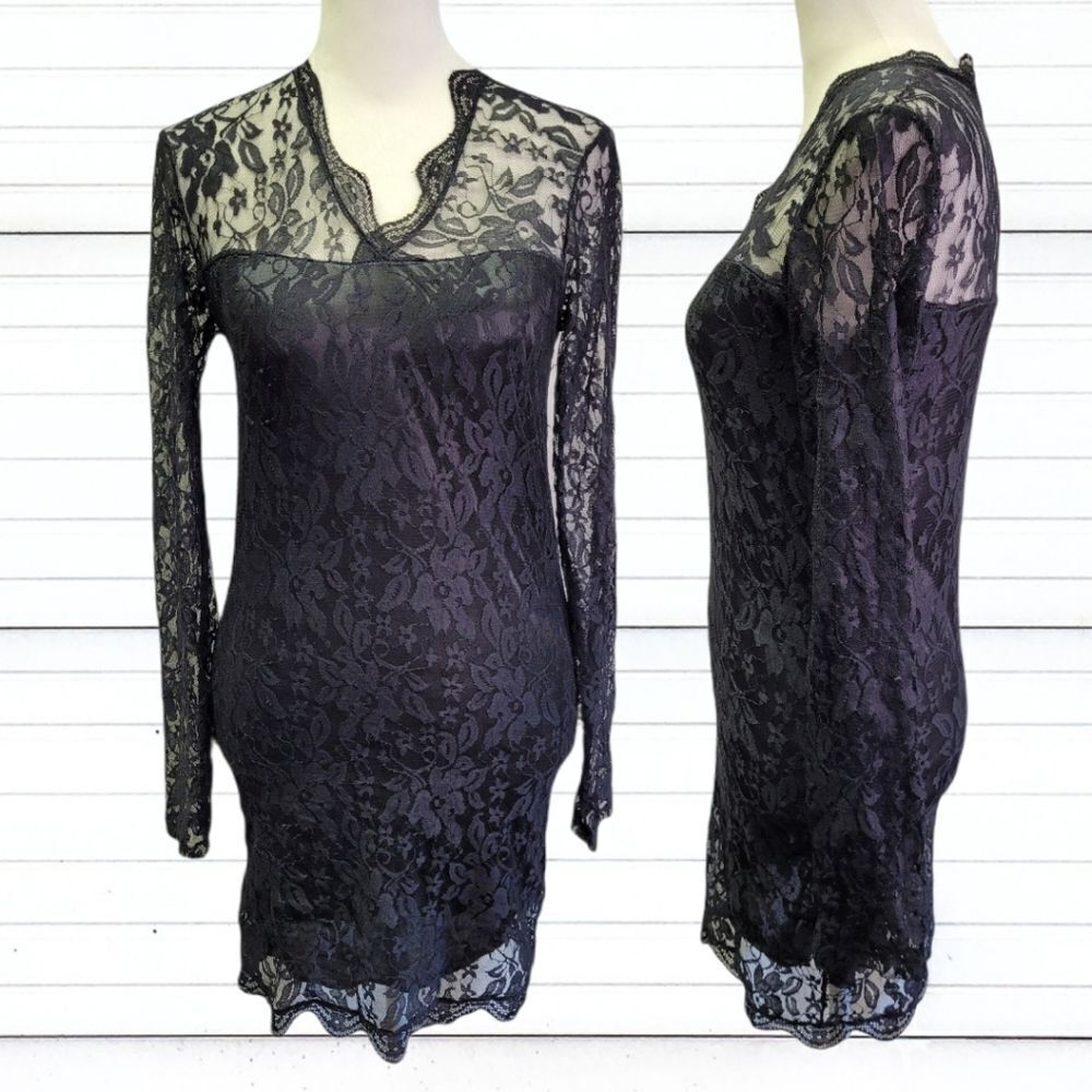 Eunice Lai lined sheer dress